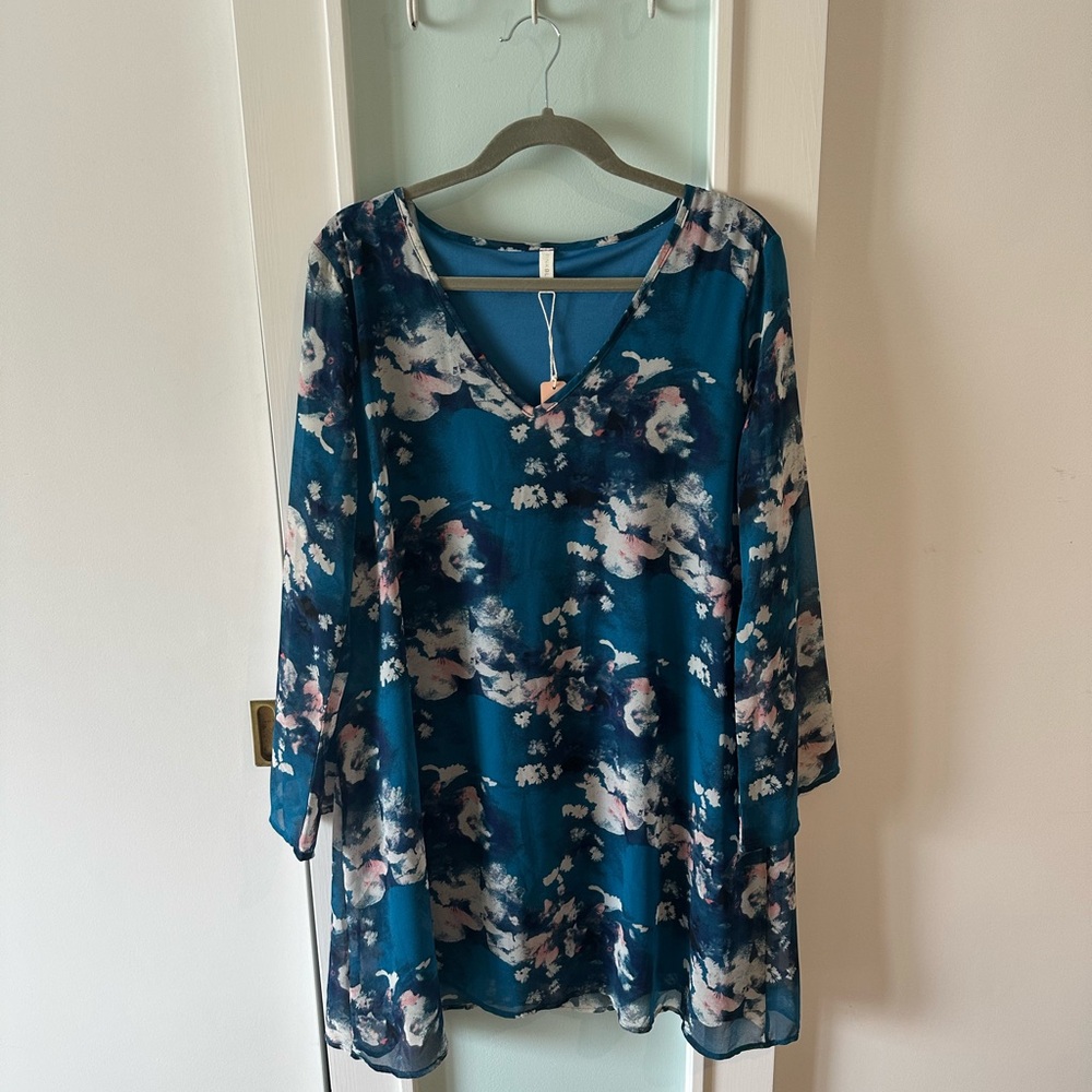 Pinkblush floral dress